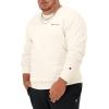 Champion Men’s Sweatshirt, Fleece Midweight Crewneck Sweatshirt (Reg. Or Big & Tall)(Natural Small Script)