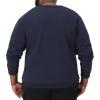Champion Men’s Sweatshirt, Fleece Midweight Crewneck Sweatshirt (Reg. Or Big & Tall)(Navy Small Script)