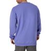 Champion Men’s Sweatshirt, Fleece Midweight Crewneck Sweatshirt (Reg. Or Big & Tall)(Stone Crush Blue – Classic Script Logo)