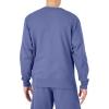 Champion Men’s Sweatshirt, Fleece Midweight Crewneck Sweatshirt (Reg. Or Big & Tall)(Stone Crush Blue – Classic Script Logo)
