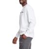 Champion Men’s Sweatshirt, Fleece Midweight Crewneck Sweatshirt (Reg. Or Big & Tall)(White – Classic Script Logo)