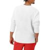 Champion Men’s Sweatshirt, Fleece Midweight Crewneck Sweatshirt (Reg. Or Big & Tall)(White Small Script)