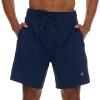 Champion Mens Swim Trunks with Compression Liner, 2 in 1 Mens Bathing Suit Shorts, 7 Inch Inseam Board Shorts for Swimming(Navy)