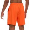 Champion Mens Swim Trunks with Compression Liner, 2 in 1 Mens Bathing Suit Shorts, 7 Inch Inseam Board Shorts for Swimming(Orange)