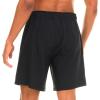 Champion Mens Swim Trunks with Mesh Liner, 7″ Inseam Quick Drying Mens Bathing Suit, Board Shorts for Swimming and Beach(Black)