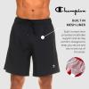 Champion Mens Swim Trunks with Mesh Liner, 7″ Inseam Quick Drying Mens Bathing Suit, Board Shorts for Swimming and Beach(Black)