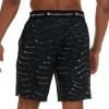 Champion Mens Swim Trunks with Mesh Liner, 7″ Inseam Quick Drying Mens Bathing Suit, Board Shorts for Swimming and Beach(Black/Logo)