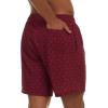 Champion Mens Swim Trunks with Mesh Liner, 7″ Inseam Quick Drying Mens Bathing Suit, Board Shorts for Swimming and Beach(Burgundy/Logo)