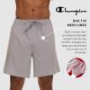 Champion Mens Swim Trunks with Mesh Liner, 7″ Inseam Quick Drying Mens Bathing Suit, Board Shorts for Swimming and Beach(Grey)