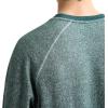 Champion Men’s Yearbook Raglan Crewneck Sweatshirt, Crest(Emerald Allure Heather)