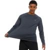 Champion Rash Guard for Men, Long Sleeve Mens Swim Shirt for Fishing Hiking UPF+ 50 SPF Sun UV Protection, Quick Dry(Dark Grey)