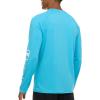 Champion Rash Guard for Men, Long Sleeve Mens Swim Shirt for Fishing Hiking UPF+ 50 SPF Sun UV Protection, Quick Dry(Light Blue)