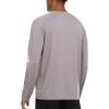 Champion Rash Guard for Men, Long Sleeve Mens Swim Shirt for Fishing Hiking UPF+ 50 SPF Sun UV Protection, Quick Dry(Light Grey)