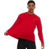 Champion Rash Guard for Men, Long Sleeve Mens Swim Shirt for Fishing Hiking UPF+ 50 SPF Sun UV Protection, Quick Dry(Red)