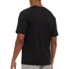 Champion Rash Guard for Men Short Sleeve, Mens Swim Shirt, Sun Shirt UPF+ 50 UV Protection, SPF Quick Drying Rashguard(Black)