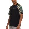 Champion Rash Guard for Men Short Sleeve, Mens Swim Shirt, Sun Shirt UPF+ 50 UV Protection, SPF Quick Drying Rashguard(Black/Camo)