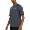 Champion Rash Guard for Men Short Sleeve, Mens Swim Shirt, Sun Shirt UPF+ 50 UV Protection, SPF Quick Drying Rashguard(Dark Grey)