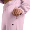 Champion Womens Cinched-Bottom Fleece Sweatpants, Oversized Fit, Midweight(Ballerina Slipper)