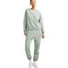 Champion Womens Cinched-Bottom Fleece Sweatpants, Oversized Fit, Midweight(Clever Sage)