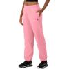 Champion Womens Cinched-Bottom Fleece Sweatpants, Oversized Fit, Midweight(Marzipan Pink)