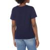 Champion Women’s Classic Short Sleeve Graphic T-Shirt, Standard Fit, Script Logo(Athletic Navy – Classic Script Logo)