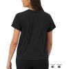 Champion Women’s Classic Short Sleeve Graphic T-Shirt, Standard Fit, Script Logo(Black – Classic Script Logo)