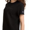 Champion Women’s Classic Short Sleeve Graphic T-Shirt, Standard Fit, Script Logo(Black – Small Tonal Script Logo)