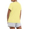 Champion Women’s Classic Short Sleeve Graphic T-Shirt, Standard Fit, Script Logo(Frozen Lime Script)