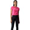 Champion Women’s Classic Short Sleeve Graphic T-Shirt, Standard Fit, Script Logo(Hot-pink.)