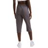 Champion Women’s Cotton Capris, Women’s Drawstring Cropped Sweatpants, Women’s Capri Pants, 18″(Granite Heather)