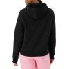 Champion Women’s Pullover Fleece Hoodie, Loose Fit, Midweight, Script Logo(Black – Embroidered Script Logo)