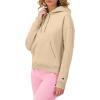 Champion Women’s Pullover Fleece Hoodie, Loose Fit, Midweight, Script Logo(Champagne Frost – Embroidered Script Logo)