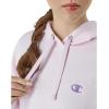 Champion Women’s Pullover Fleece Hoodie, Loose Fit, Midweight, Script Logo(Chantilly Pink C Logo)