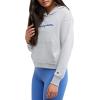 Champion Women’s Pullover Fleece Hoodie, Loose Fit, Midweight, Script Logo(Oxford Gray Champion Script)