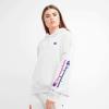 Champion Women’s Pullover Fleece Hoodie, Loose Fit, Midweight, Script Logo(White Arm & Chest Script)