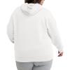 Champion Women’s Pullover Fleece Hoodie, Loose Fit, Midweight, Script Logo(White Script)