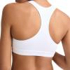 Champion Women’s Sports Bra, High-Impact Compression, Moisture Wicking(White)