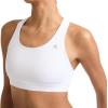 Champion Women’s Sports Bra, High-Impact Compression, Moisture Wicking(White)