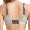 Champion Womens Sports Bra, High-Impact, Maximum Support, Breathable, Moisture Wicking(Oxford Heather/Medium Gray)