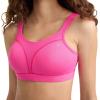 Champion Womens Sports Bra, High-Impact, Maximum Support, Breathable, Moisture Wicking(Pinksicle)