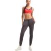 Champion Women’s Sports Bra, Motion Control Zip High-impact Sports Bra, Wirefree Bra for Women(Red Flame)