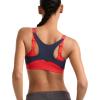 Champion Women’s Sports Bra, Motion Control Zip High-impact Sports Bra, Wirefree Bra for Women(Red Flame)