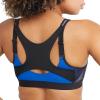 Champion Women’s Sports Bra, Motion Control Zip High-impact Sports Bra, Wirefree Bra for Women(Surf the Web)