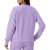 Champion Women’s Sweatshirt, Fleece, Crewneck Sweatshirt, Warm Sweatshirt for Women (Plus Size Available)(Lavish Lavender Script)