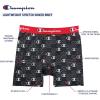 Champion mens Everyday Active Lightweight Stretch Variety Boxer Briefs – 3 Pack(New Ebony/New Ebony With C Logo Print/Silverstone)