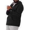 Champion mens Zip-up Hoodie, Comfortable Zip-up Hoodie Sweatshirt for Men (Reg. Or Big & Tall)(Black – C Logo)