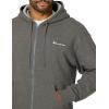 Champion mens Zip-up Hoodie, Comfortable Zip-up Hoodie Sweatshirt for Men (Reg. Or Big & Tall)(Granite Heather Small – Small Script Logo)