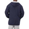 Champion mens Zip-up Hoodie, Comfortable Zip-up Hoodie Sweatshirt for Men (Reg. Or Big & Tall)(Navy C Logo)
