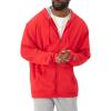 Champion mens Zip-up Hoodie, Comfortable Zip-up Hoodie Sweatshirt for Men (Reg. Or Big & Tall)(Team Red Scarlet – C Logo)