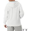 Champion mens Zip-up Hoodie, Comfortable Zip-up Hoodie Sweatshirt for Men (Reg. Or Big & Tall)(White – C Logo)